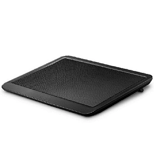 Black Ultra Thin Laptop Cooling Pad Adjustable Stand Notebook Ventilation Fan USB Computer Bracket Cooler