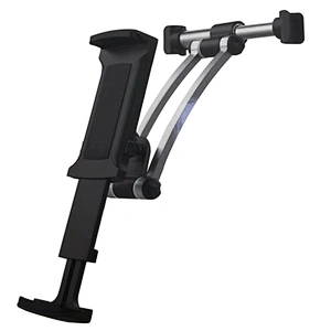 Aluminum Car Tablet Phone Headrest Mount, Long Arm, Adjustable Backseat Tablet phone Holder Stand ,from 5-11inch
