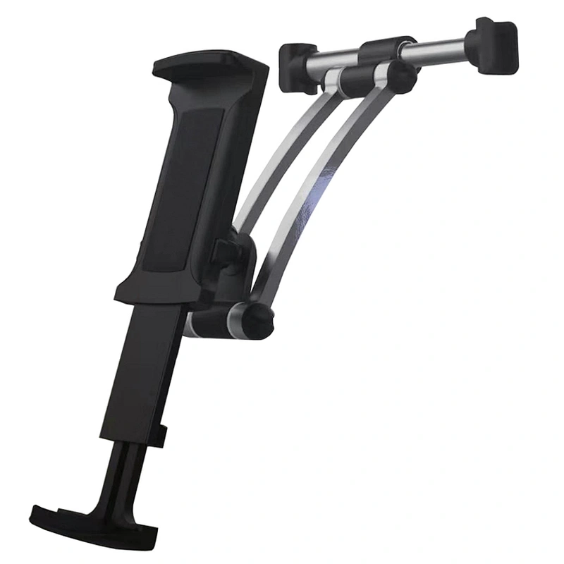 Aluminum Car Tablet Phone Headrest Mount, Long Arm, Adjustable Backseat Tablet phone Holder Stand ,from 5-11inch