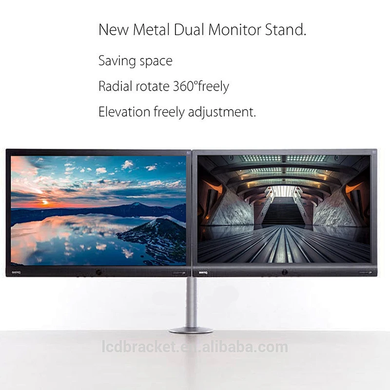 Desk Mount Dual Monitor Stand Amazon Hot Selling Factory Price