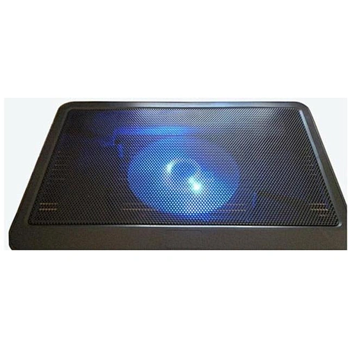 Black Ultra Thin Laptop Cooling Pad Adjustable Stand Notebook Ventilation Fan USB Computer Bracket Cooler