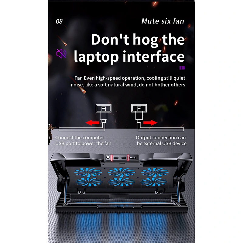 New notebook computer radiator exhaust fan air-cooled bracket game book lifting and water cooling base