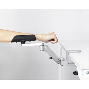 2021 Ergonomic Arm Rest Rotating Mouse Arm Rest Mouse Pad Cradle Computer Hand Rest for Computer Table Arm Support Aluminum