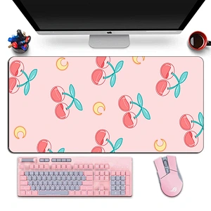 Large Pink Mousepad Gamer Cute Kawaii XL Gaming Mouse Pad Rubber Laptop Notebook Desk Mat