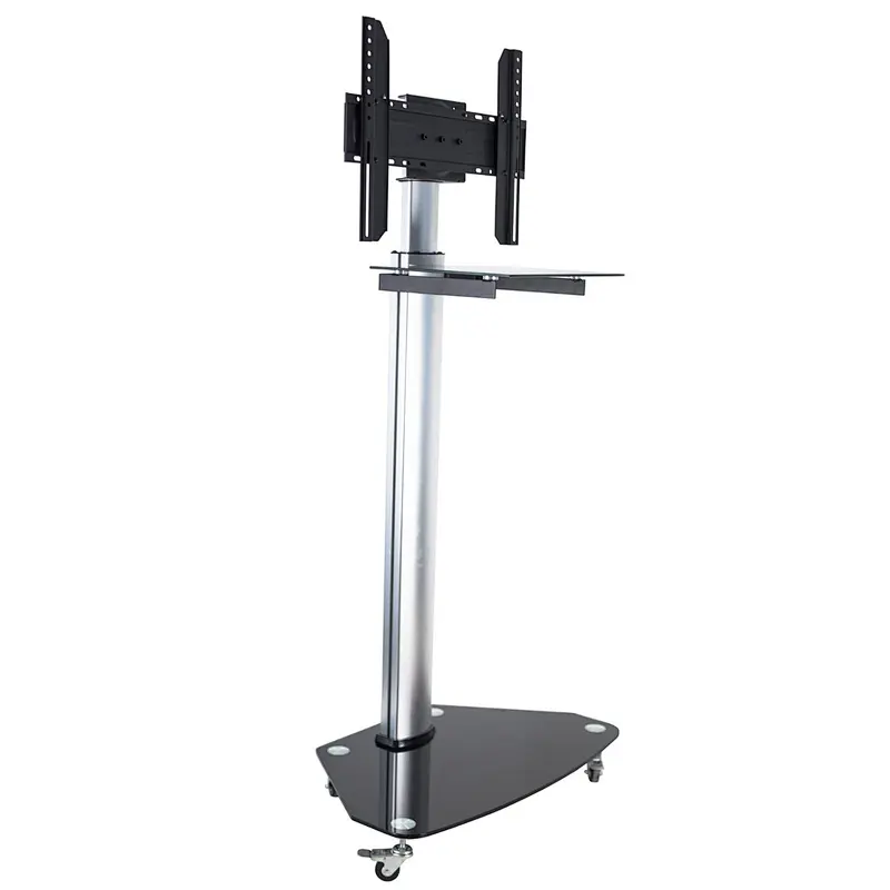 2018 New Aluminum TV Rolling Cart TV Trolley VESA 600X400