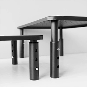 2020 Amazon Hot Selling Metal Desk Monitor Stand Riser, 3 Height Adjustable