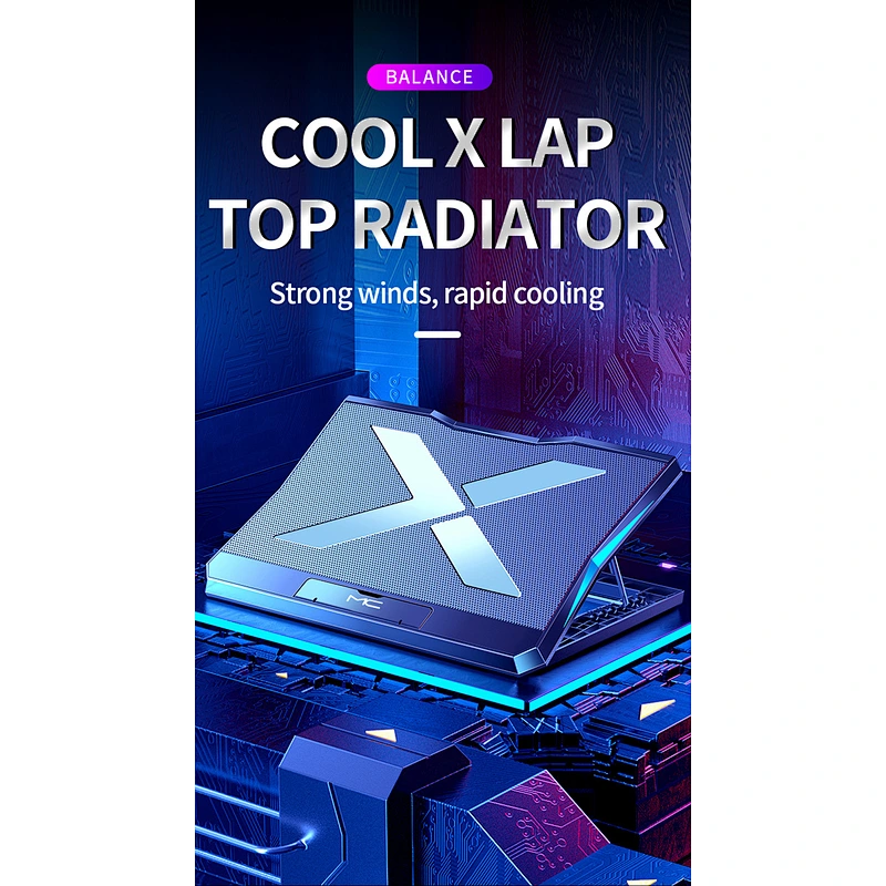 New notebook computer radiator exhaust fan air-cooled bracket game book lifting and water cooling base
