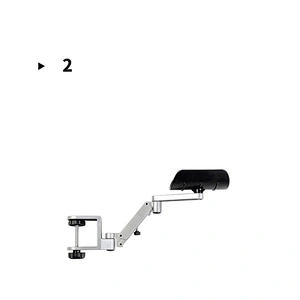 2021 Ergonomic Arm Rest Rotating Mouse Arm Rest Mouse Pad Cradle Computer Hand Rest for Computer Table Arm Support Aluminum