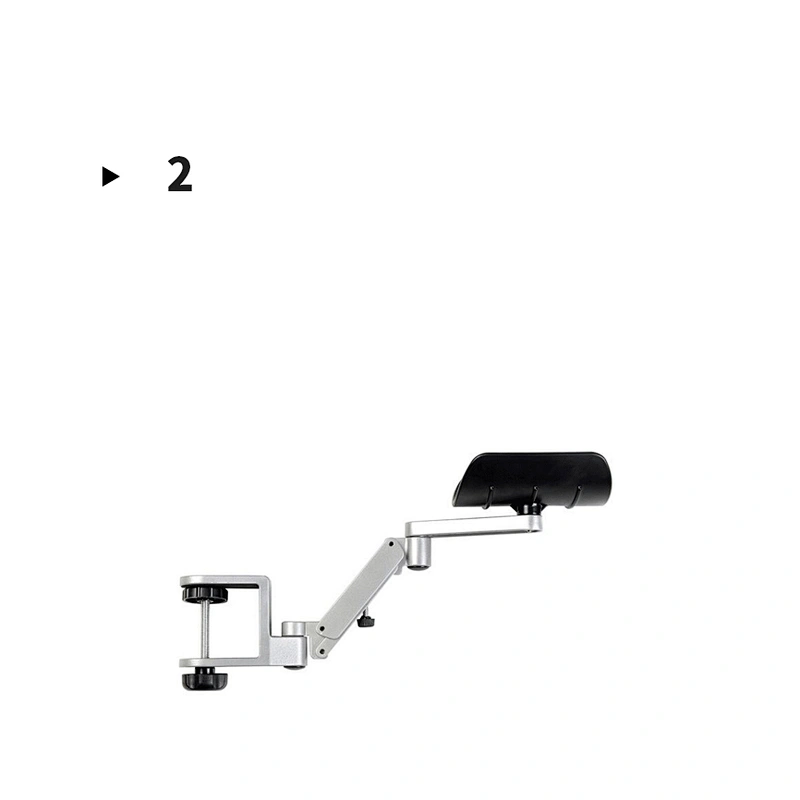 2021 Ergonomic Arm Rest Rotating Mouse Arm Rest Mouse Pad Cradle Computer Hand Rest for Computer Table Arm Support Aluminum