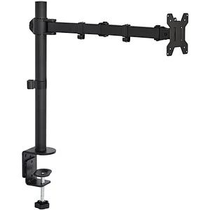 Single Arm Adjustable Monitor Desk Mount  13 to 27