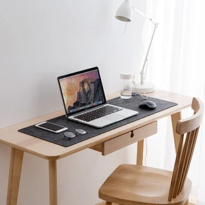 Large XXL Office Computer Desk Mat Table Keyboard Big Mouse Pad Wool Felt Laptop Cushion Desk Non-slip Mat Gamer Mousepad Mat