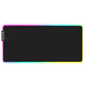 RGB Gaming Mouse Pad Computer Gamer Mousepad Large Game Rubber No-slip Mouse Mat