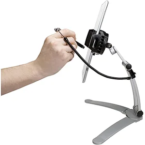 2020 Factory Price Aluminum tablet Phone Stand 2-in-1 Kitchen Tablet Stand, Wall/Desktop Mount W/Stylus for Tablets