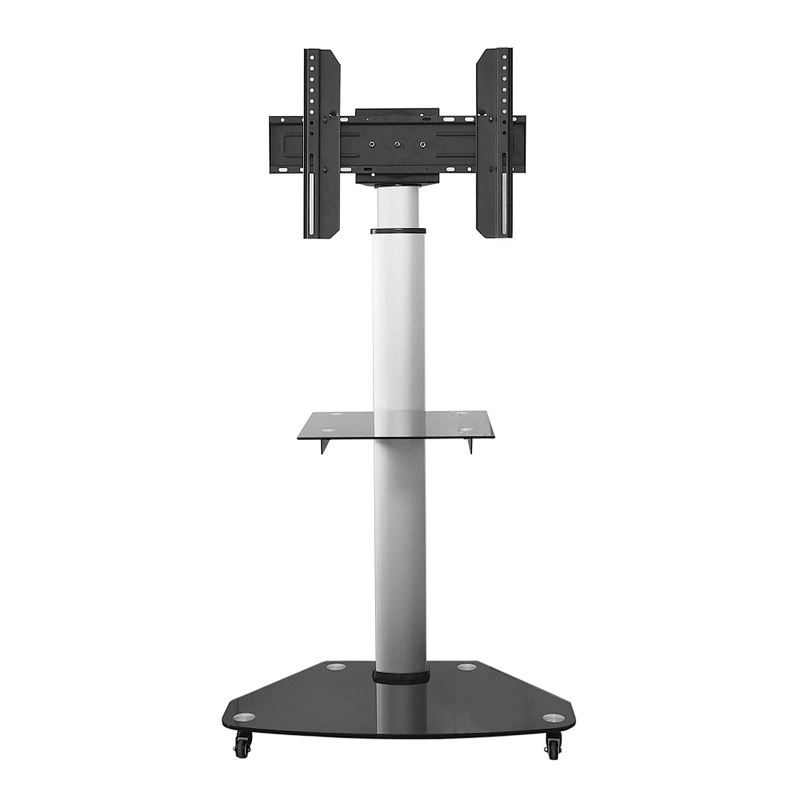 2018 New Aluminum TV Rolling Cart TV Trolley VESA 600X400