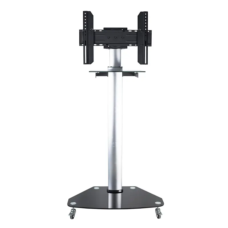 2018 New Aluminum TV Rolling Cart TV Trolley VESA 600X400