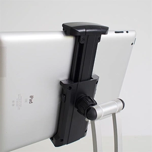 Stylish Aluminum Tablet Stand, Cell Phone Stand, Folding 360 Swivel Desk Mount Holder fits 4-11 Tablets/Smartphone