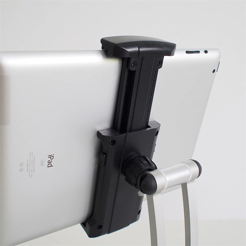 Stylish Aluminum Tablet Stand, Cell Phone Stand, Folding 360 Swivel Desk Mount Holder fits 4-11 Tablets/Smartphone