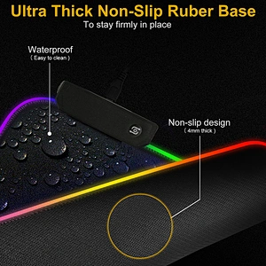 Large RGB Gaming Mouse Pad Gamer Led Computer Mousepad Big Mouse Mat with Backlight Carpet For keyboard Desk Mat