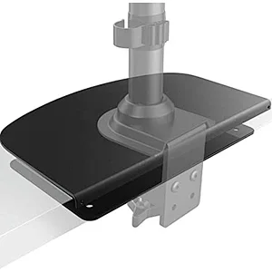 Steel Monitor Mount Reinforcement Plate for Thin, Glass and Other Fragile Tabletop, Steel Bracket Plate Fits Most Monitor Stand