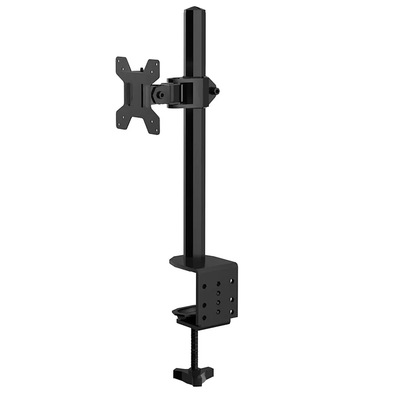2018 Single Monitor Fully Adjustable Desk Mount Stand for 1 LED LCD Screen up to 27