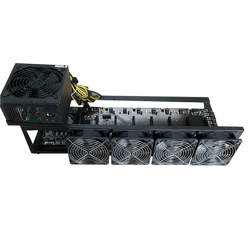 8 12 GPU Mining Frame Open Air Metal Stamping Mining Computer Frame