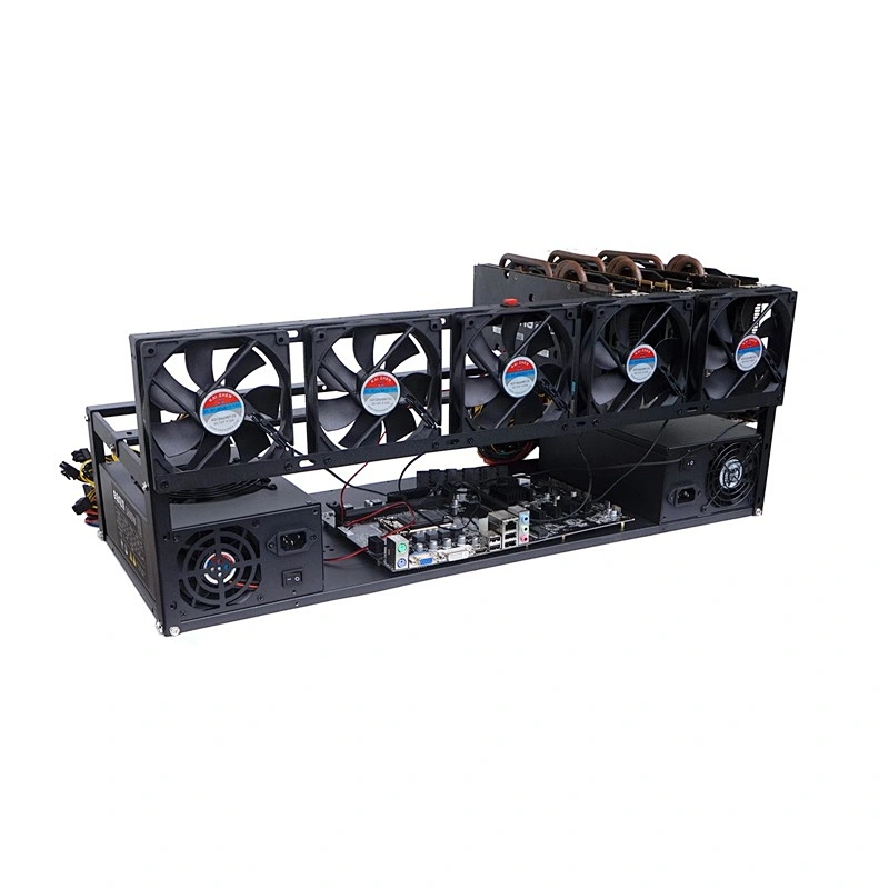 20 19 18 16 14 12 8 6 Open Air GPUs Rig Case Aluminum Stackable Graphics Card Rig Frame Rack in stock