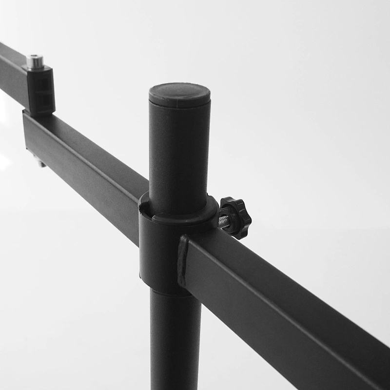 MG Single Metal Height Adjustable  Monitor Stand - with a Weight Capacity for 17.6 lbs and 180 Degree Swiveling for Screen