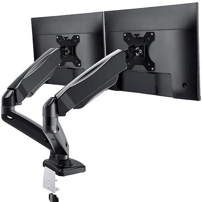 MG Triple LCD Monitor Desk Mount Fully Adjustable Stand Fits 3 Screens up to 27 inch 22 lbs