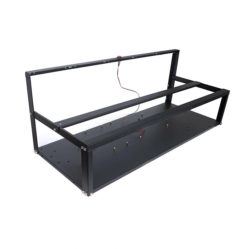 20 19 18 16 14 12 8 6 Open Air GPUs Rig Case Aluminum Stackable Graphics Card Rig Frame Rack in stock