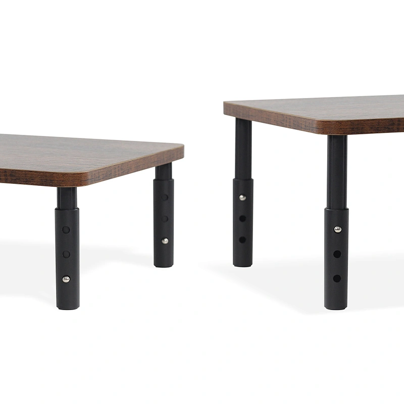 Monitor Stand Wood Riser Adjust Laptop Table Shelf Organizer Rack Computer Desk PC Desk Home Office
