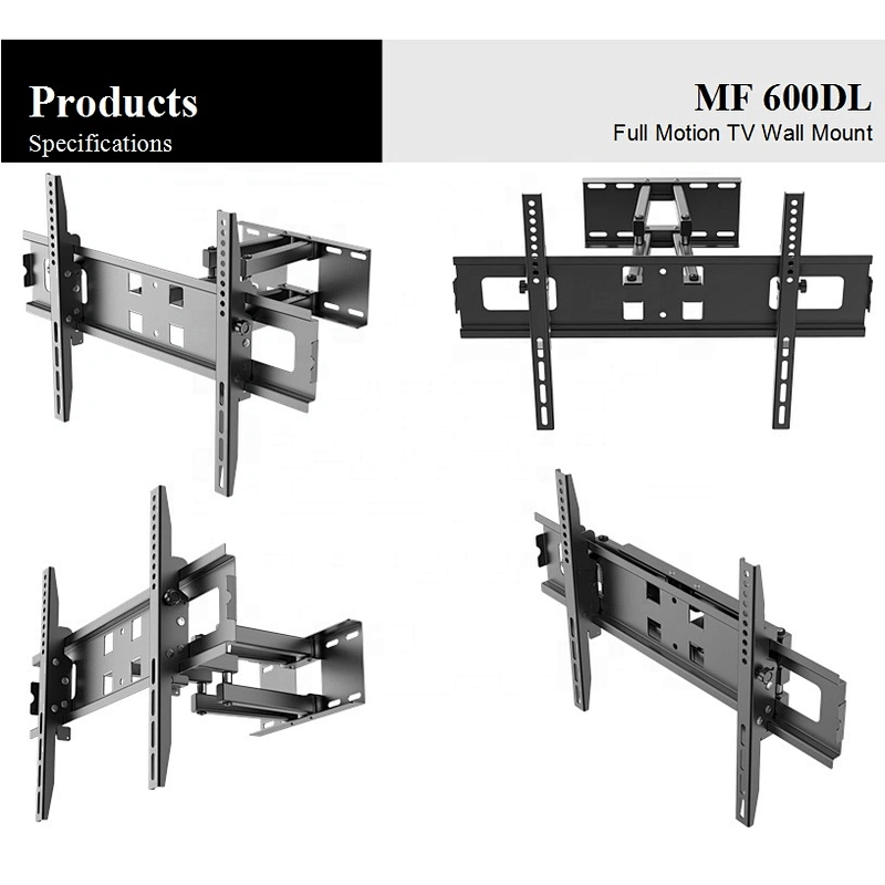 Full Motion Swivel TV Mounts Steel TV Wall Mount Bracket Soporte para Mounting Tilt Full Motion Universal 50 75 90 100 Cheap Low