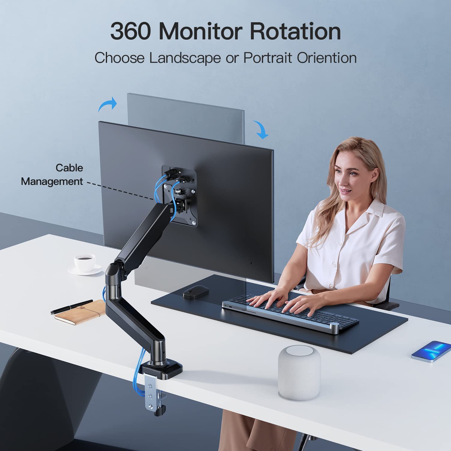 monitor gas spring mount