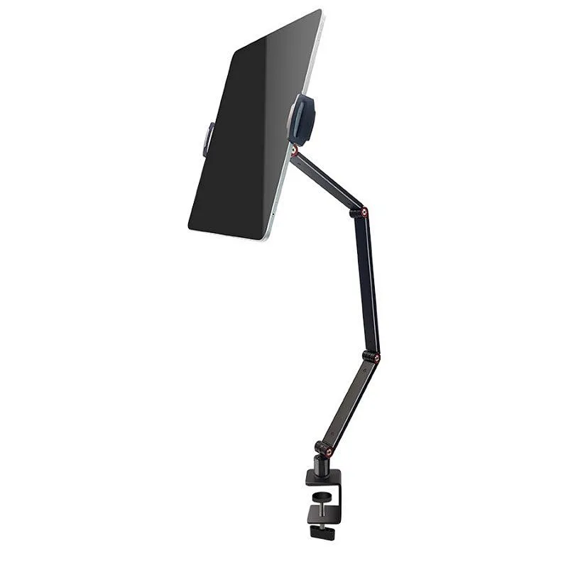 Aluminum Portable Monitor Stand Bracket Mounted Phone Stand Rotating Support Adjust Stand Desk Holder Monitor Mount