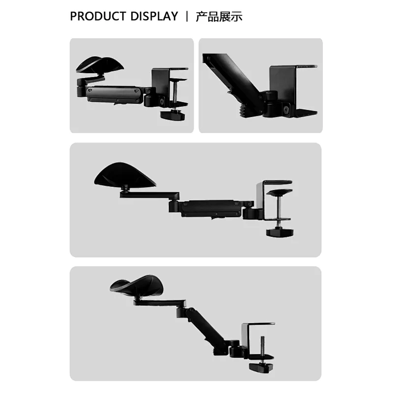 Computer Desk Table Wrist rest Arm Rest Wrist tray Arm Support Frame Computer Hand Rest Bracket Arm Support Frame