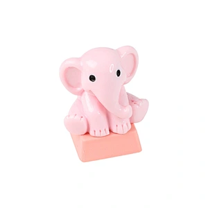Customization 3D Printed Stereo Keycaps Cute Elephant Cartoon Personalized Resin Monoblock Custom Mechanical Keycaps