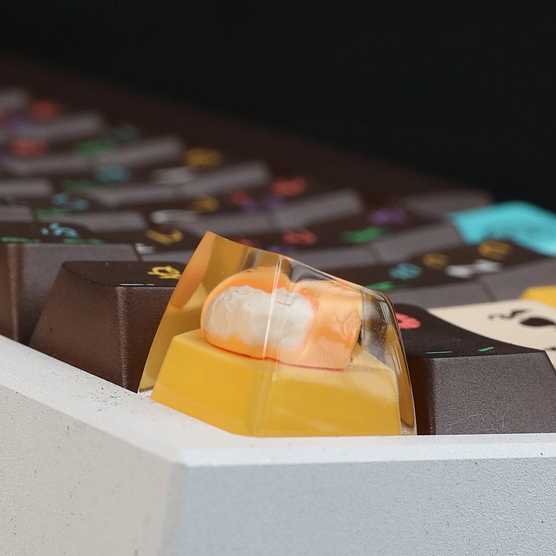 Drop keycaps clear Resin Artisan Keycaps for Keyboard Decoration Handmade Support Customization