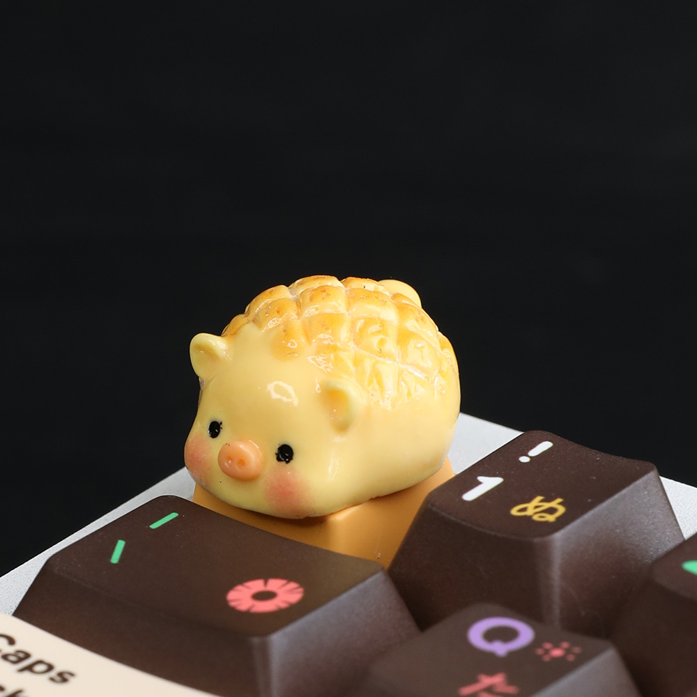 2024 MG Original Designed Pig Pineapple Bum Keycaps Custom Keycaps Escape Keycap for Mechanical Keyboard