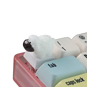 3D Printed Resin Artisan Keycaps for Keyboard Decoration Handmade  Sheep Support Customization  Gaming Mechanical Keyboards