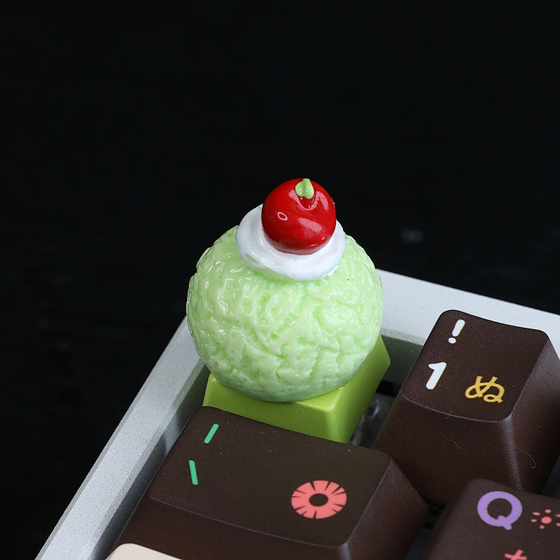 2024 MG  Cherry Puffs Cute Keys 3D Cute Custom Keycaps ESC Keycap for Mechanical Keyboard
