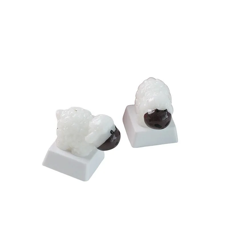 3D Printed Resin Artisan Keycaps for Keyboard Decoration Handmade  Sheep Support Customization  Gaming Mechanical Keyboards