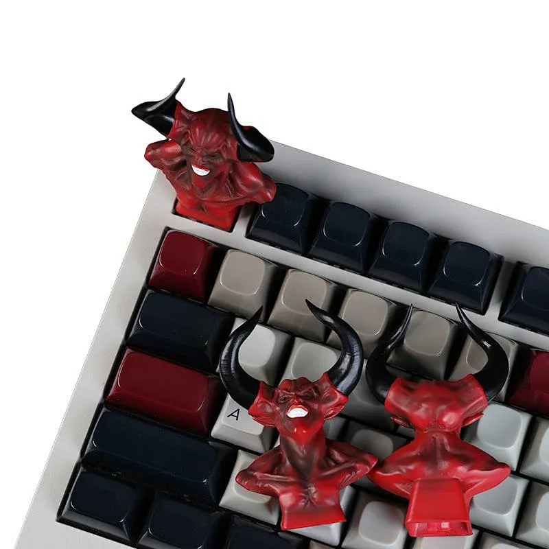 3D Printed Resin Handmade Artisan Keycaps ESC Replacement King of Darkness Decoration  Customization Mechanical Keyboards Gaming