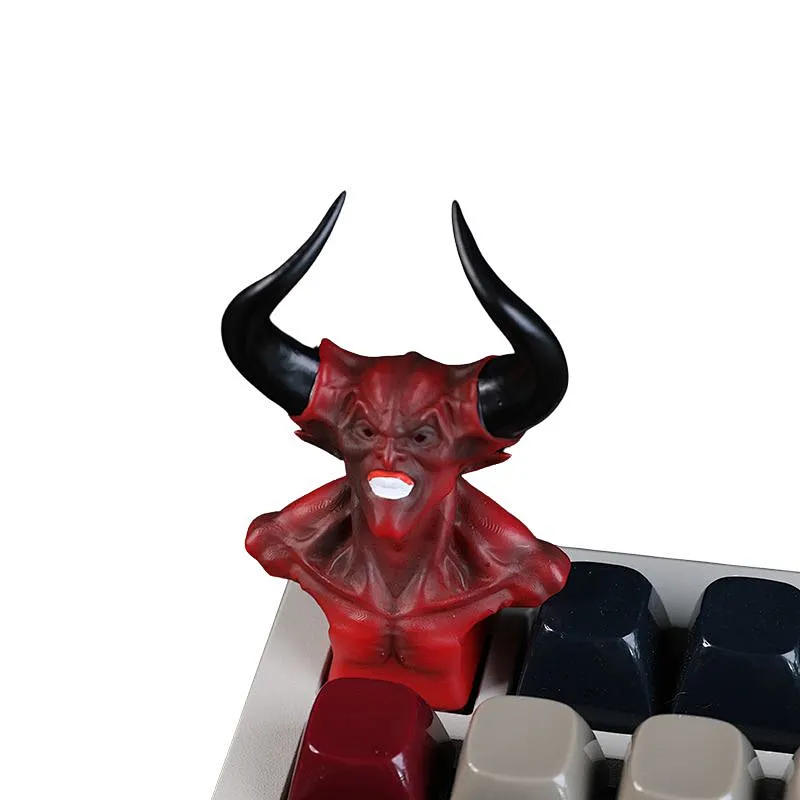 3D Printed Resin Handmade Artisan Keycaps ESC Replacement King of Darkness Decoration  Customization Mechanical Keyboards Gaming