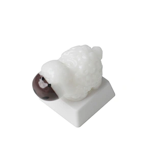 3D Printed Resin Artisan Keycaps for Keyboard Decoration Handmade  Sheep Support Customization  Gaming Mechanical Keyboards