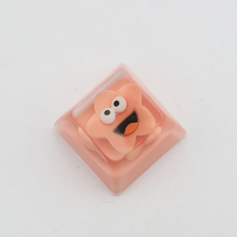 2024 MG Pink Star Drop Resin Artisan Keycaps Handmade ESC Keycap for Mechanical Keyboard