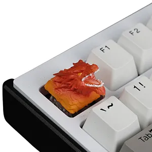 3D Printed Resin Handmade Artisan Keycaps ESC Replacement Cartoon Cute Decoration  Customization Mechanical Keyboards Gaming