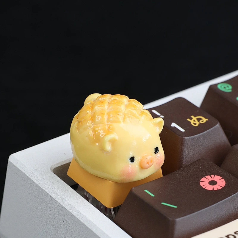 2024 MG Original Designed Pig Pineapple Bum Keycaps Custom Keycaps Escape Keycap for Mechanical Keyboard
