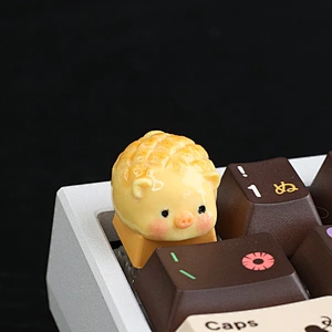 2024 MG Original Designed Pig Pineapple Bum Keycaps Custom Keycaps Escape Keycap for Mechanical Keyboard