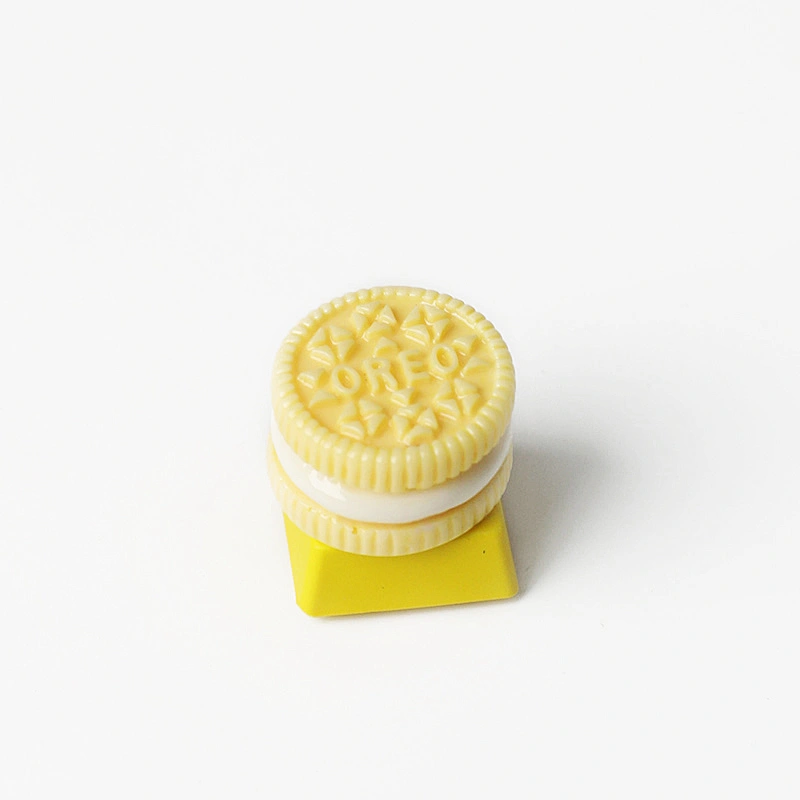 Customization 3D Printed Stereo Keycaps Dessert Oreo Cross Personalized Resin Monoblock Custom Mechanical Keycaps
