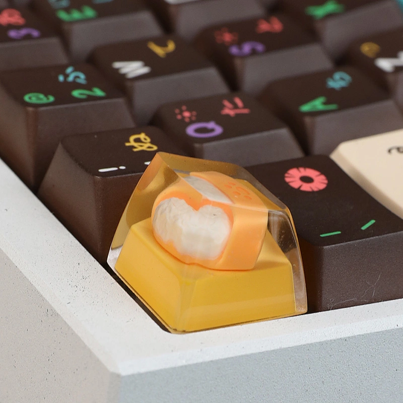 Drop keycaps clear Resin Artisan Keycaps for Keyboard Decoration Handmade Support Customization
