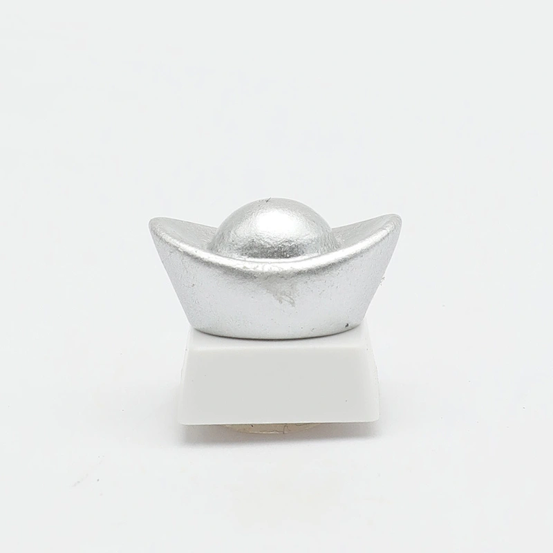 2024 MG 3D Resin Keycaps Handmade ESC Keycap Of Silver Ingot for Mechanical Keyboard